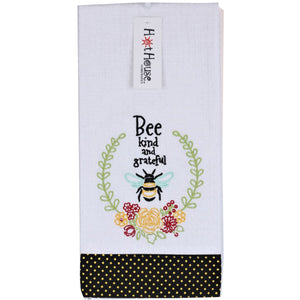 Hot House Bee Kind & Grateful Tea Towel - Have To Have It NZ