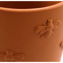 Load image into Gallery viewer, 16cm Round Embossed Bee Planter Detail