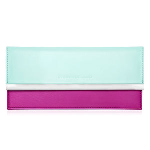 Stewart Stand Berry & Jade RFID Leather Clutch Wallet - Have To Have It NZ
