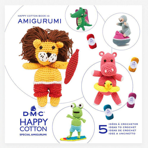 DMC Happy Cotton Pattern Book 10 Sporting Animals - Have To Have It NZ