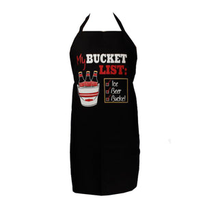 100% Cotton My Bucket List Apron - Have To Have It NZ