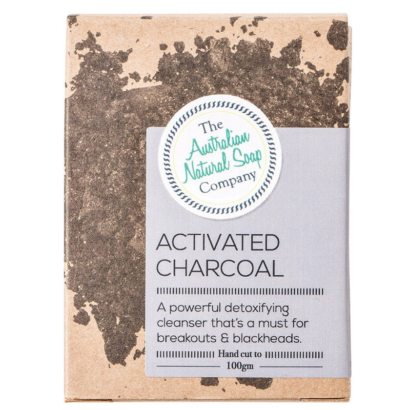 The Australian Natural Soap Co Face Soap Bar Activated Charcoal 100g - Have To Have It NZ