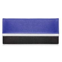 Load image into Gallery viewer, Stewart Stand Cobalt &amp; Black RFID Leather Clutch Wallet - Have To Have It NZ
