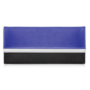 Stewart Stand Cobalt & Black RFID Leather Clutch Wallet - Have To Have It NZ