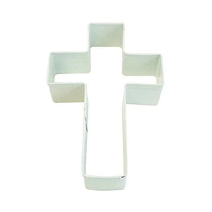 10cm White Cross Cookie Cutter - Have To Have It NZ