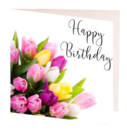 Happy Birthday Tulip Card - Have To Have It NZ