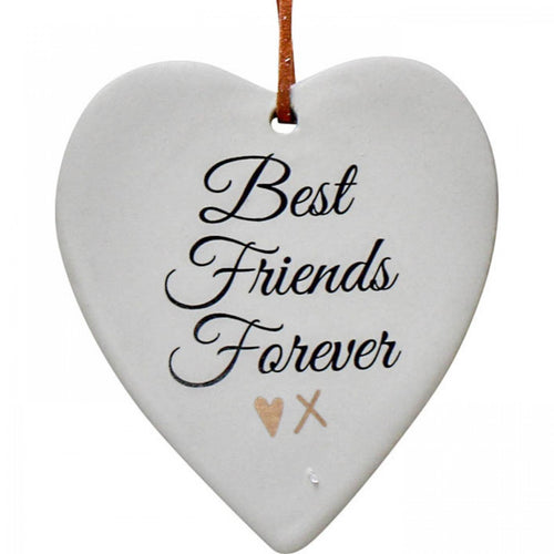 BFF Ceramic Hanging Heart - Have To Have It NZ