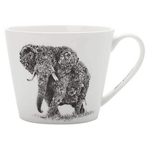 Marini Ferlazzo 450ml Fine China African Elephant Mug - Have To Have It NZ