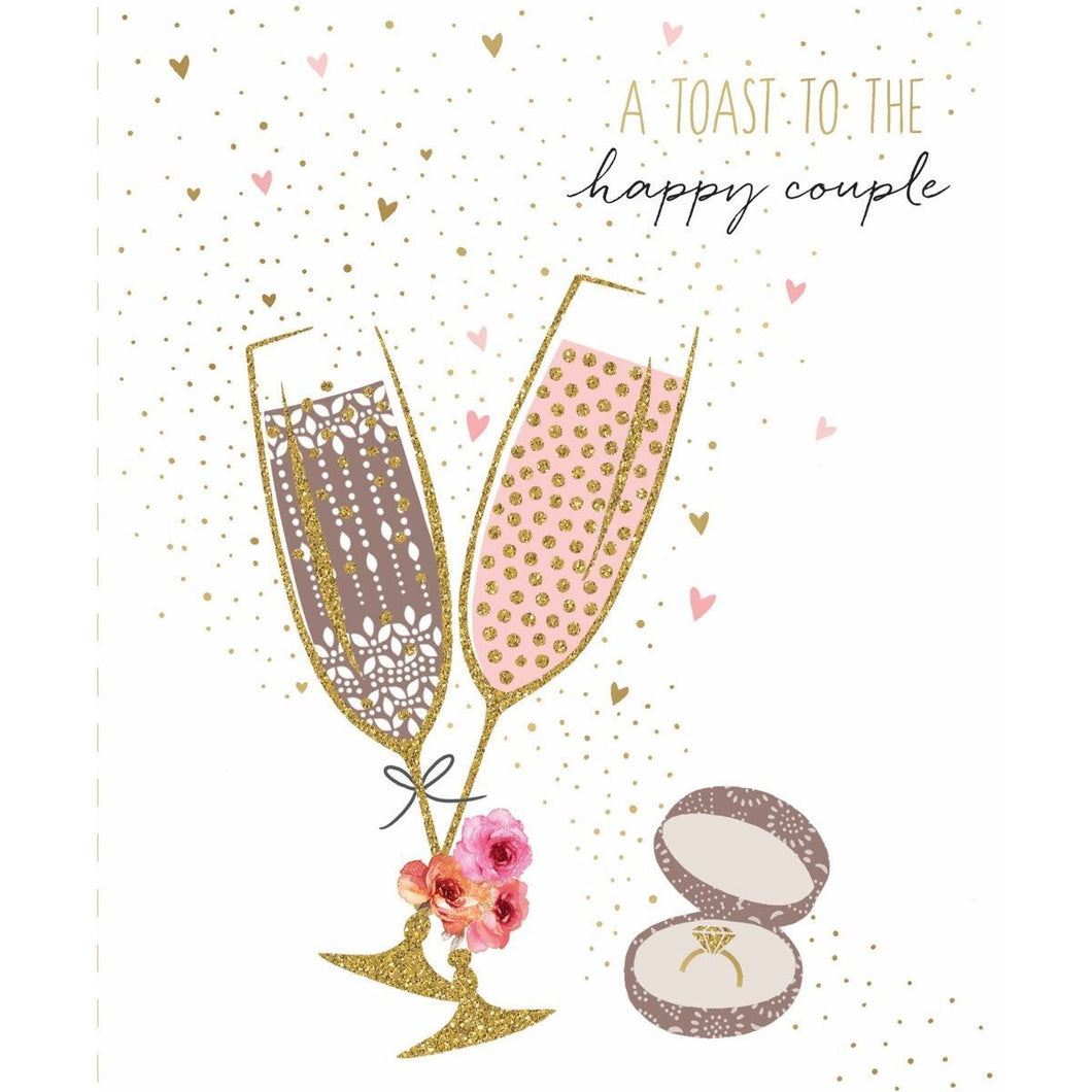 Simson Cards A Toast To The Happy Couple Engagement Card - Have To Have It NZ