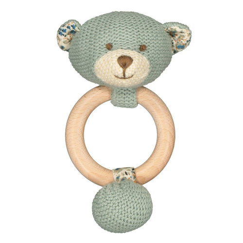 Lily & George Barney Bear Knitted Teether - Have To Have It NZ