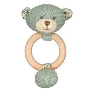 Lily & George Barney Bear Knitted Teether - Have To Have It NZ