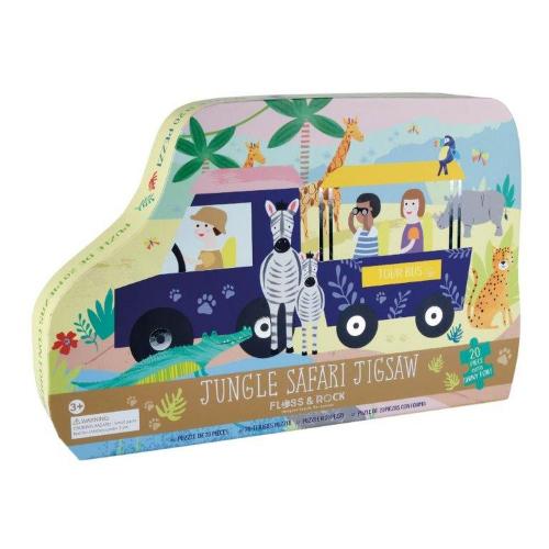 Floss & Rock Jungle Safari 20Pce Puzzle - Have To Have It NZ