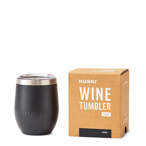 Huski Black Wine Tumbler - Have To Have It NZ