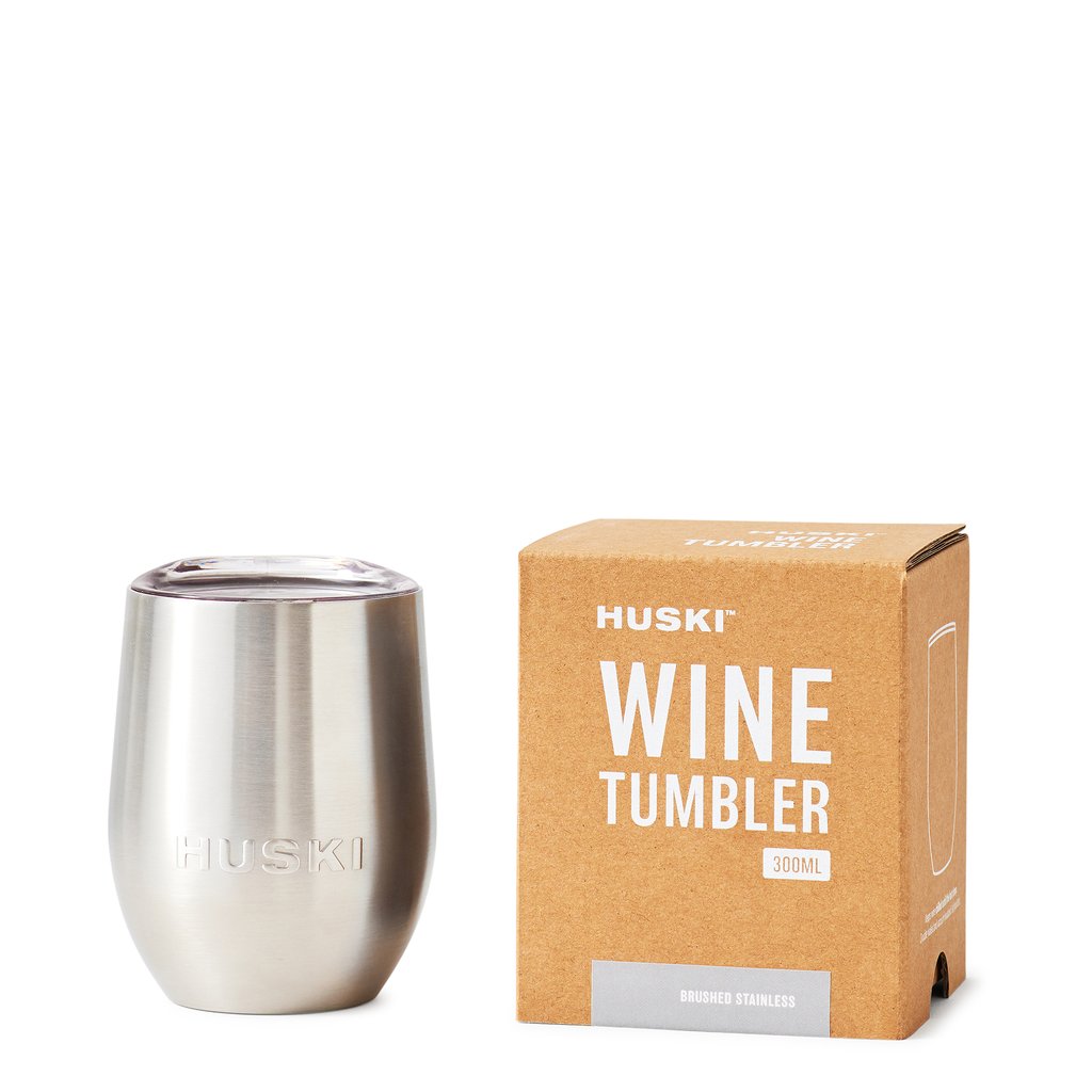 Huski Brushed Stainless Steel Wine Tumbler - Have To Have It NZ