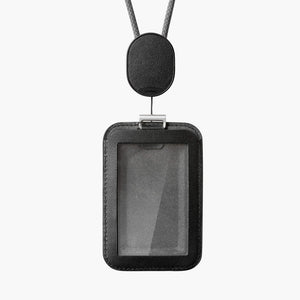 Orbitkey Black Leather ID Card holder Pro + Lanyard - Have To Have It NZ