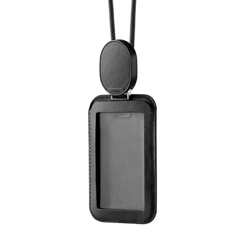 Orbitkey Black Leather ID Card holder Pro + Lanyard - Have To Have It NZ