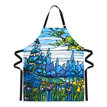 Load image into Gallery viewer, Modgy 100% Cotton Tiffany Iris Landscape Apron