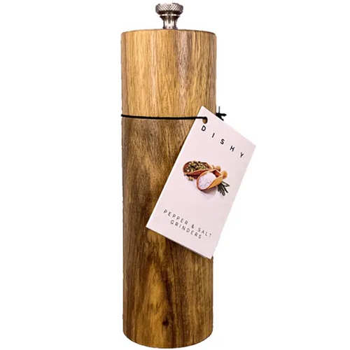 Dishy 18cm Acacia Wood Salt/Pepper Mill - Have To Have It NZ