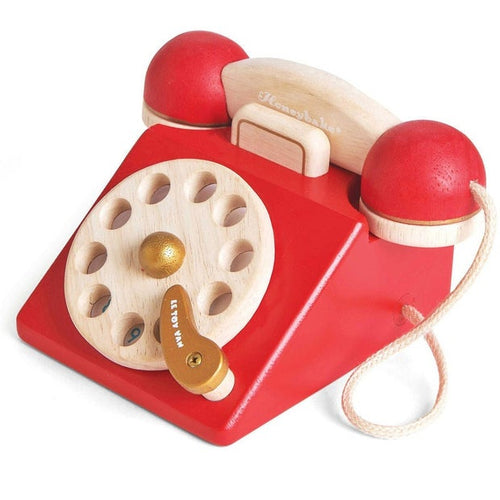 Le Toy Van Vintage Wooden Toy Phone - Have To Have It NZ