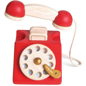 Le Toy Van Vintage Wooden Toy Phone - Have To Have It NZ