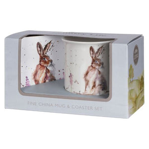 Country Life Hare Mug & Coaster Gift Boxed Set - Have To Have It NZ