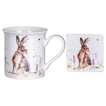 Load image into Gallery viewer, Country Life Hare Mug &amp; Coaster Gift Boxed Set - Have To Have It NZ