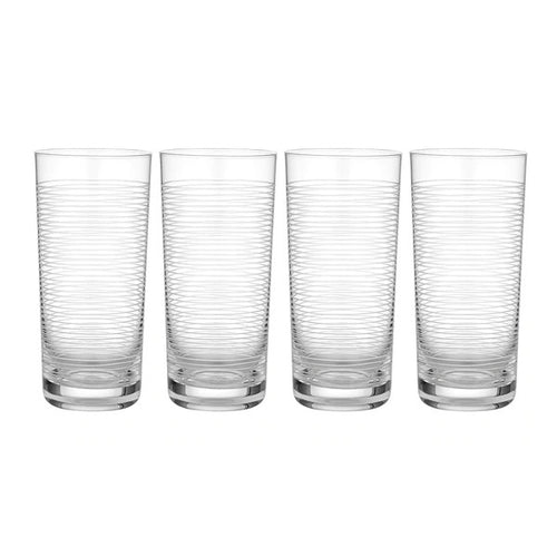 Ladelle Linear Etched Clear Highball Tumbler - Have To Have It NZ