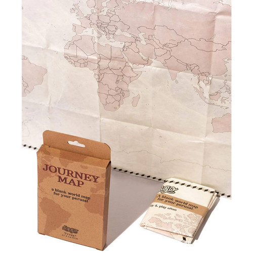 Lingo Ultra Durable Tyvek Travel Map - Have To Have It NZ