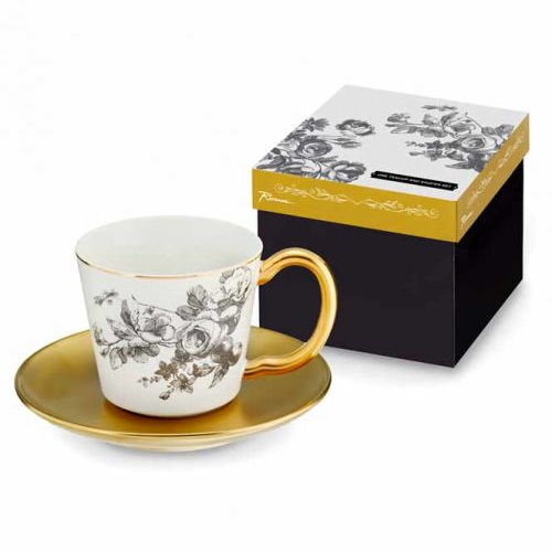 Lithography Floral Teacup & Saucer - Have To Have It NZ