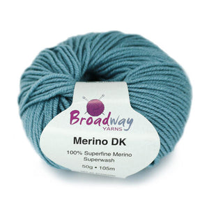 Broadway Yarns Merino DK 50g Colour 1203 Aquamarine
