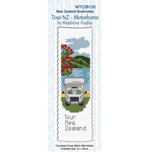 Madeleine Findley Motorhome Tour Cross Stitch Bookmark Kit - Have To Have It NZ