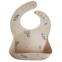 Load image into Gallery viewer, Mushie Lilac Flowers Silicone Bib - Have To Have It NZ