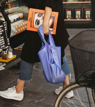 Load image into Gallery viewer, Cornflower recycled notabag tote bag backpack