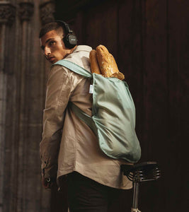 Sage recycled notabag tote bag, backpack 