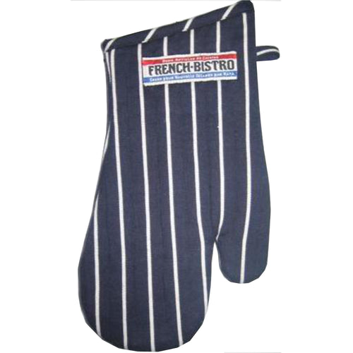 100% Cotton Navy French Bistro Oven Glove - Have To Have It NZ