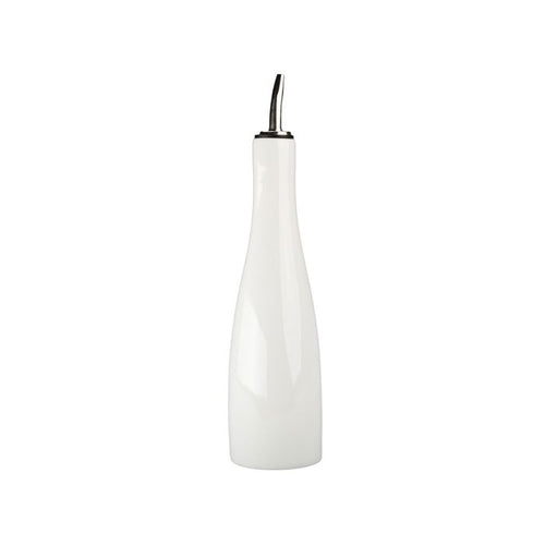 BIA 473ml White Stoneware Oil Bottle - Have To Have It NZ