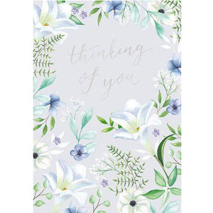 Peppermint Design Floral Thinking Of You Card - Have To Have It NZ