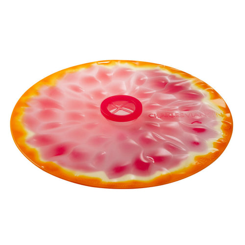 Charles Viancin 20cm Pink Grapefruit Silicone Food Cover/Lid - Have To Have It NZ