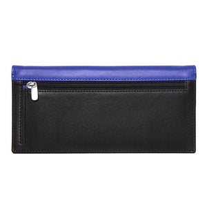 Stewart Stand Cobalt & Black RFID Leather Clutch Wallet - Have To Have It NZ