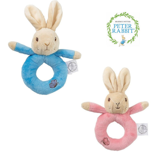 Peter Rabbit & Flopsy Bunny Ring Rattle - Have To Have It NZ