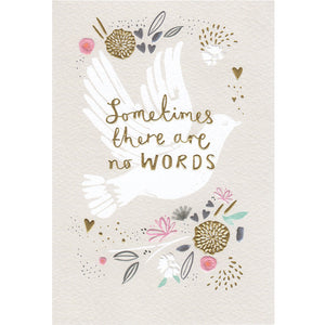 Louise Tiler Sometimes There Are No Words Sympathy Card - Have To Have It NZ