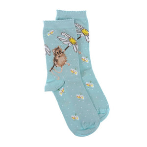 Wrendale 'Oops a Daisy' Mouse Socks & Gift Bag - Have To Have It NZ
