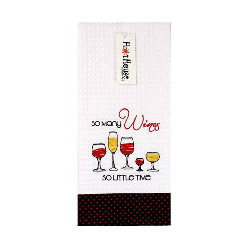 Hot House So Many Wines Tea Towel - Have To Have It NZ