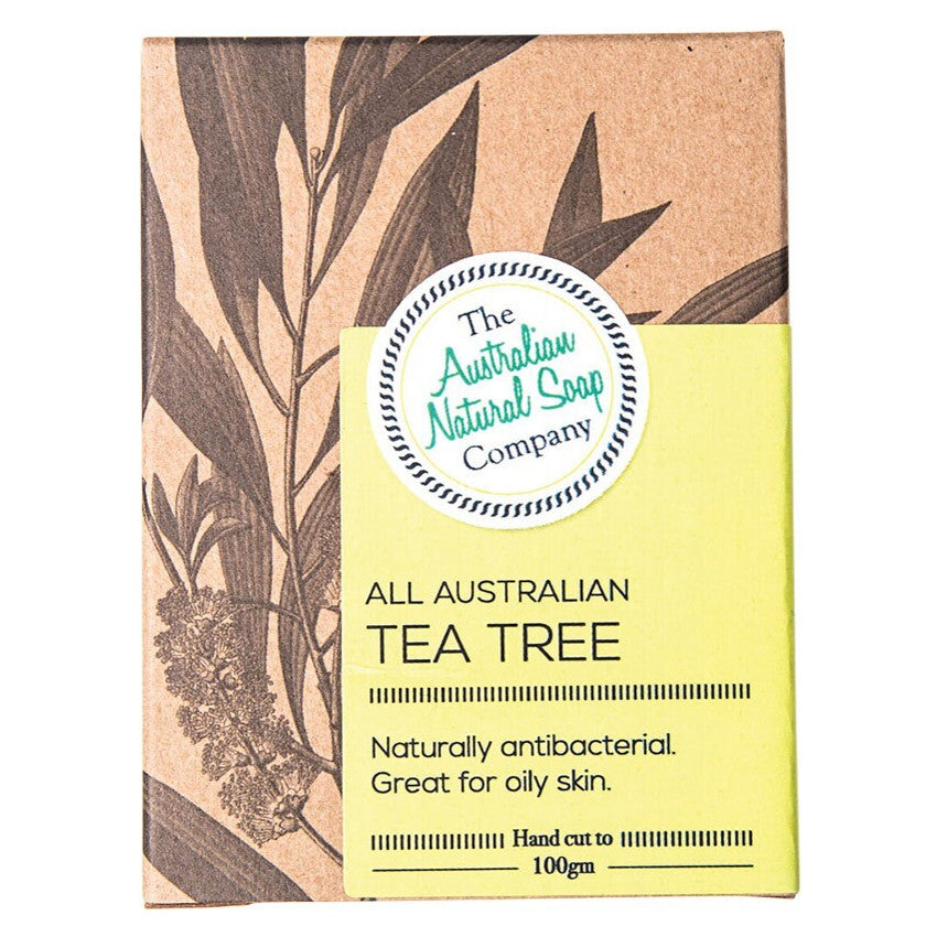 The Australian Natural Soap Co Face Soap Bar Tea Tree 100g - Have To Have It NZ