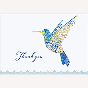 Peter Pauper Press Hummingbird Thank You Card - Have To Have It NZ