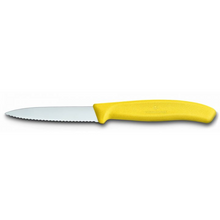 Load image into Gallery viewer, Victorinox 8cm Yellow Classic Paring Knives With Serrated Edge - Set of 2 - Have To Have It NZ